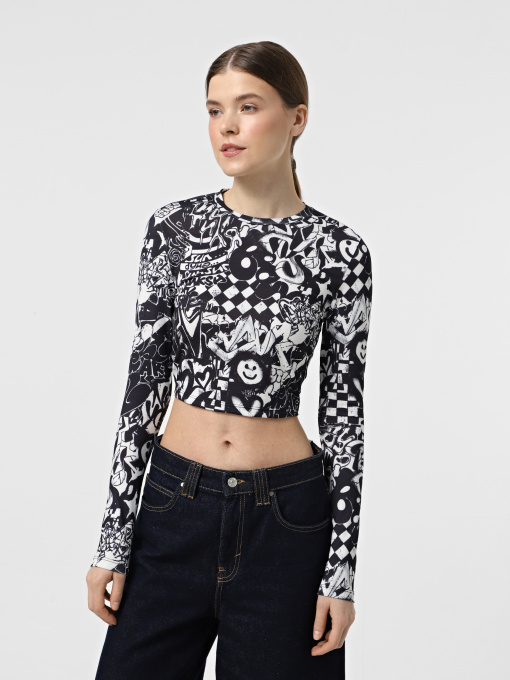 Лонгслів Koton модель 4WAL10266IK9D9 Фото