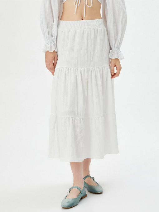 Спідниця міді Koton модель 4SAK10002EK000 Фото