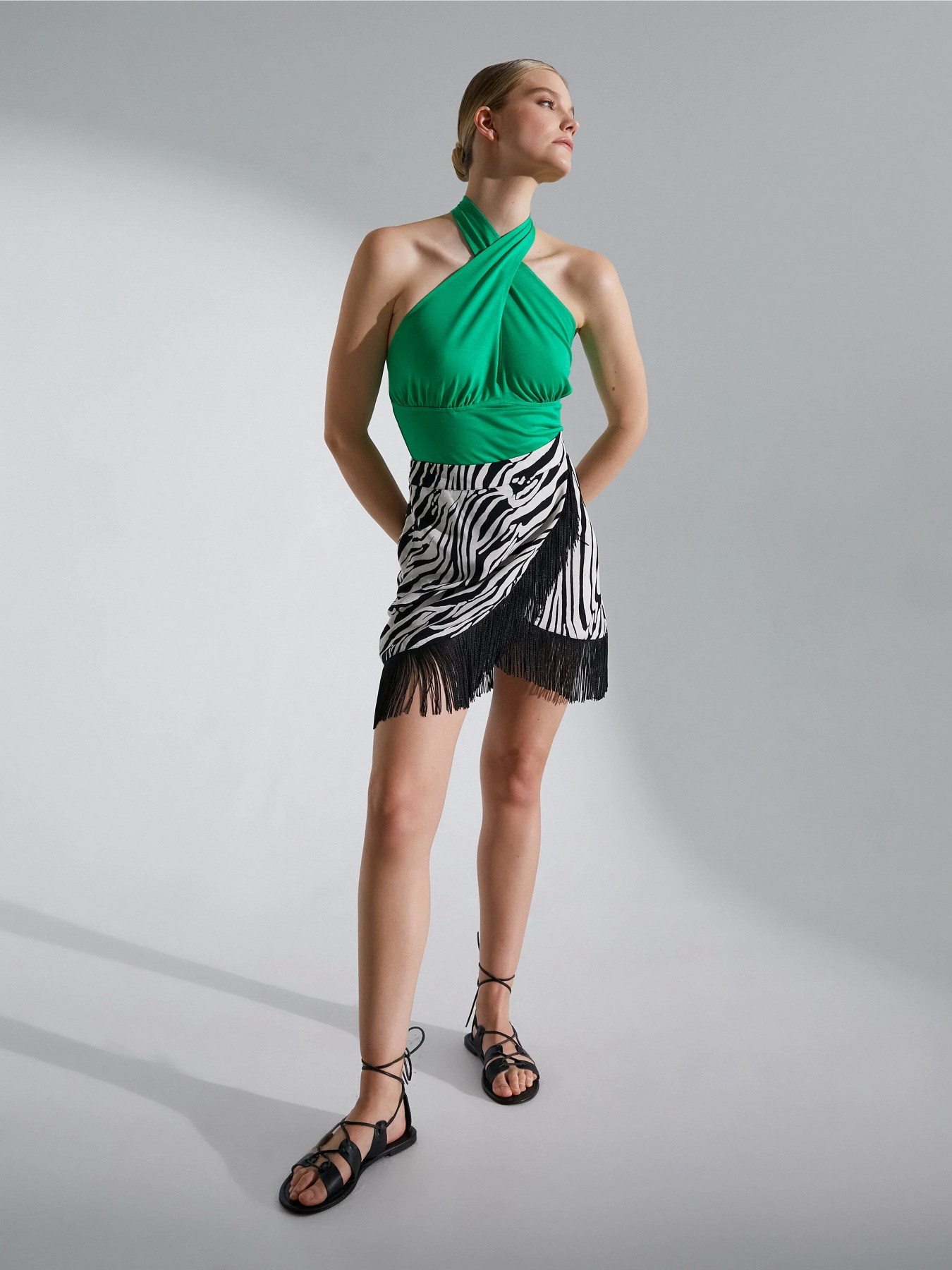 Юбка мини Koton модель 3SAK70159EW9D9 Фото