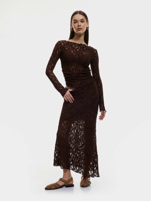 Юбка миди Koton модель 5SAK10220EK532 Фото