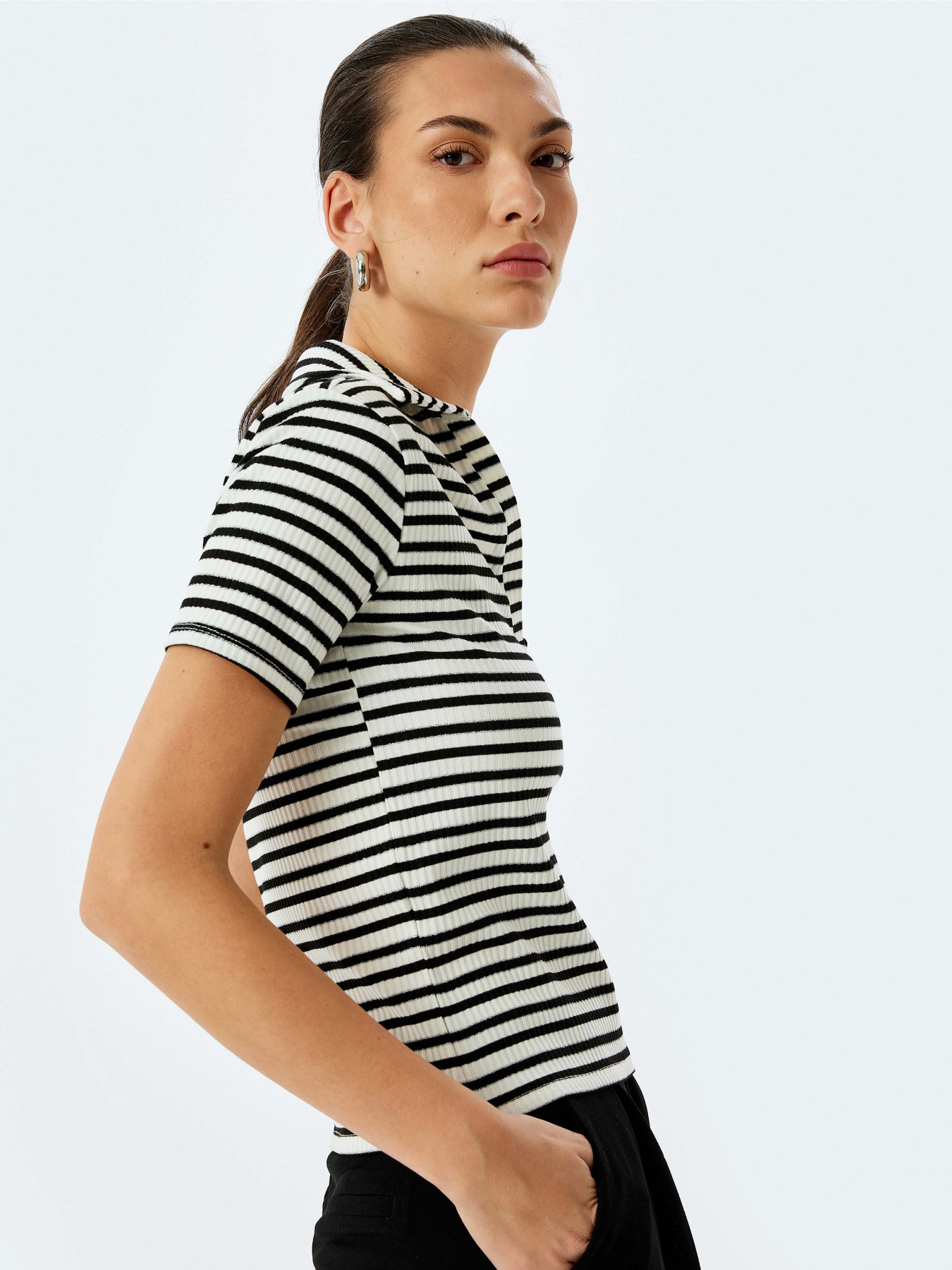 Поло Koton Модель 5SAK50038EK9S9 Фото