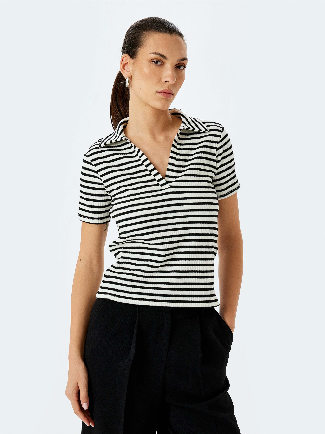 Поло Koton Модель 5SAK50038EK9S9 Фото