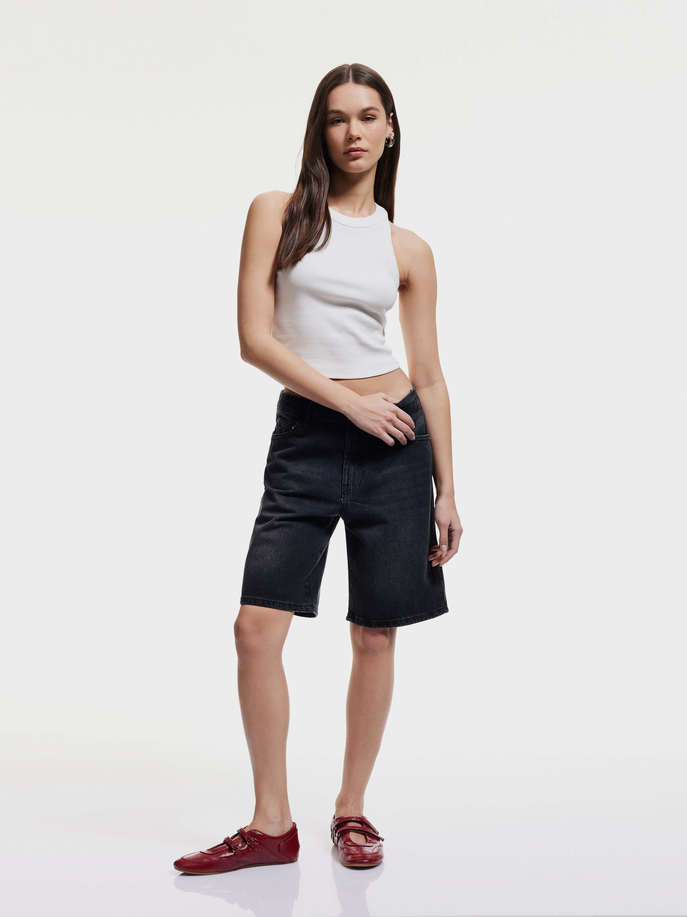 Шорты джинсовые Koton модель 5SAL40007MDBLK Фото