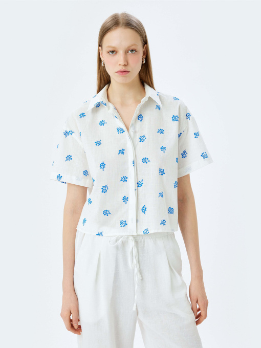 Рубашка Koton модель 5SAL60052IW6D5 Фото