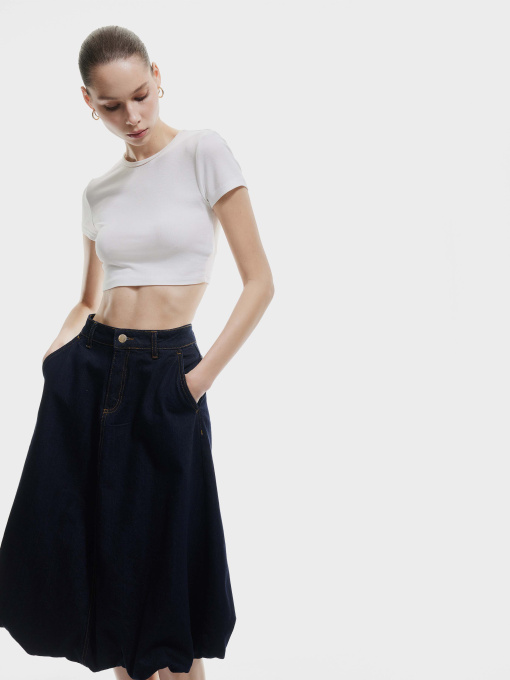 Юбка миди Koton модель 5SAL70024MDDRK Фото