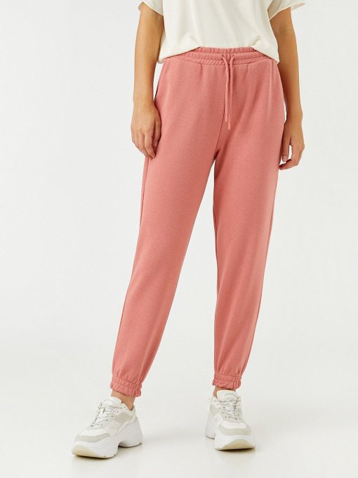 Штаны спортивные Koton High Rise Drawstring Jogger модель 2KAK43628EK250 Фото