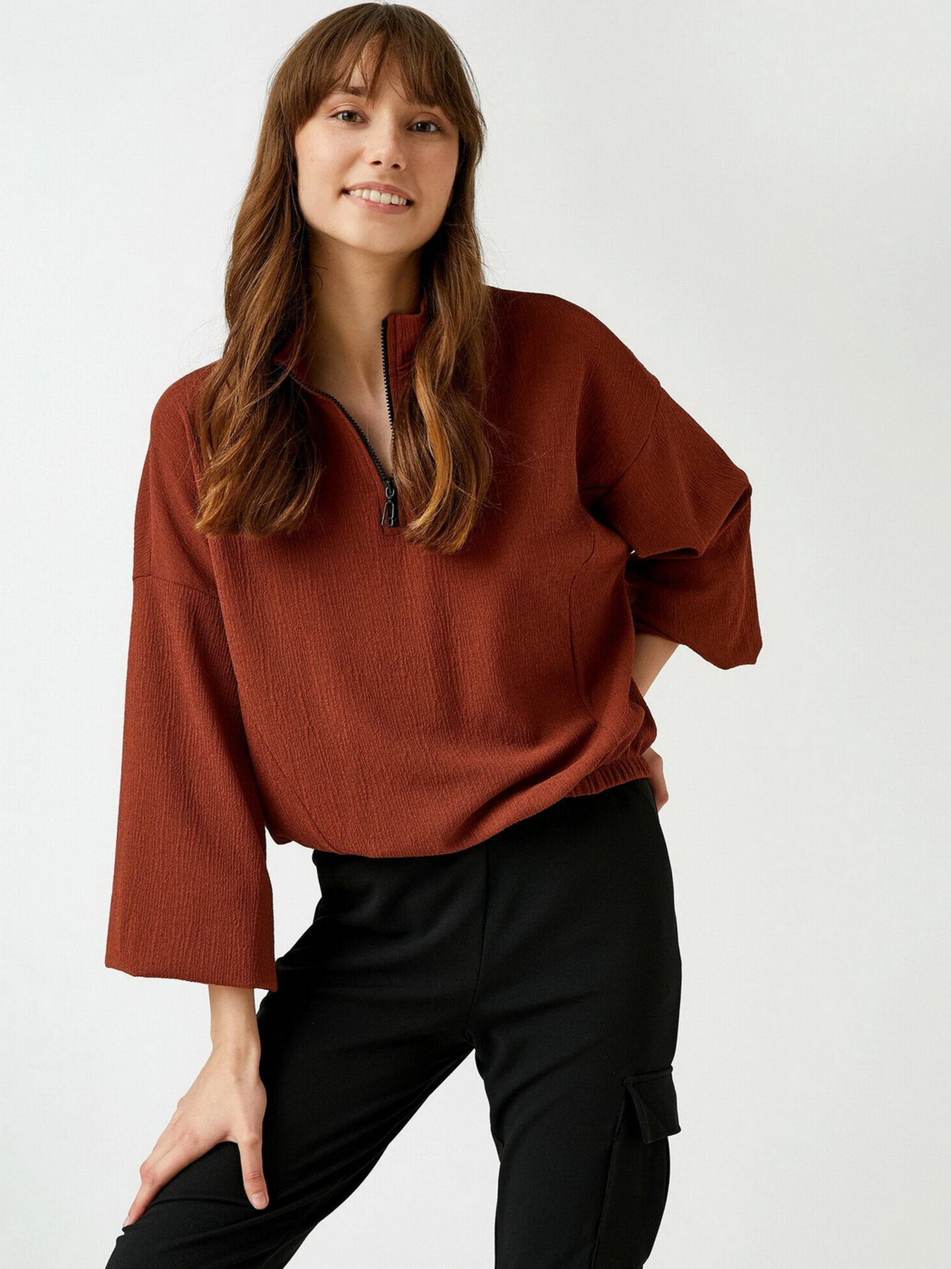 Джемпер Koton модель 2KAK13468EK996 Джемпер Koton модель 2KAK13468EK996 Фото