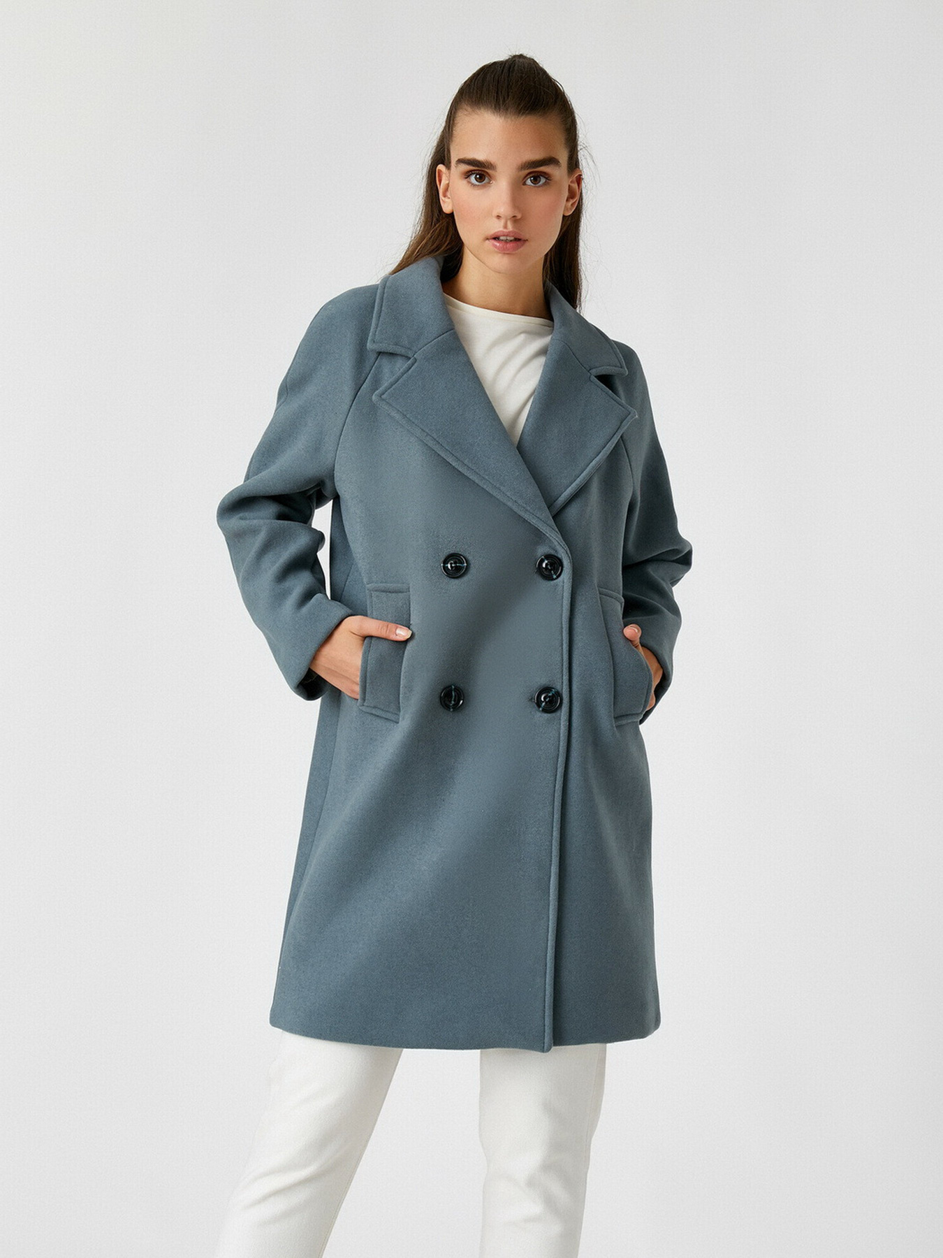 Пальто Koton Модель 2KAK06409EWBT5 Фото