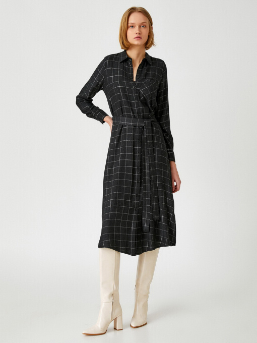 Платье миди Koton модель 2SAK80030UW05R Фото