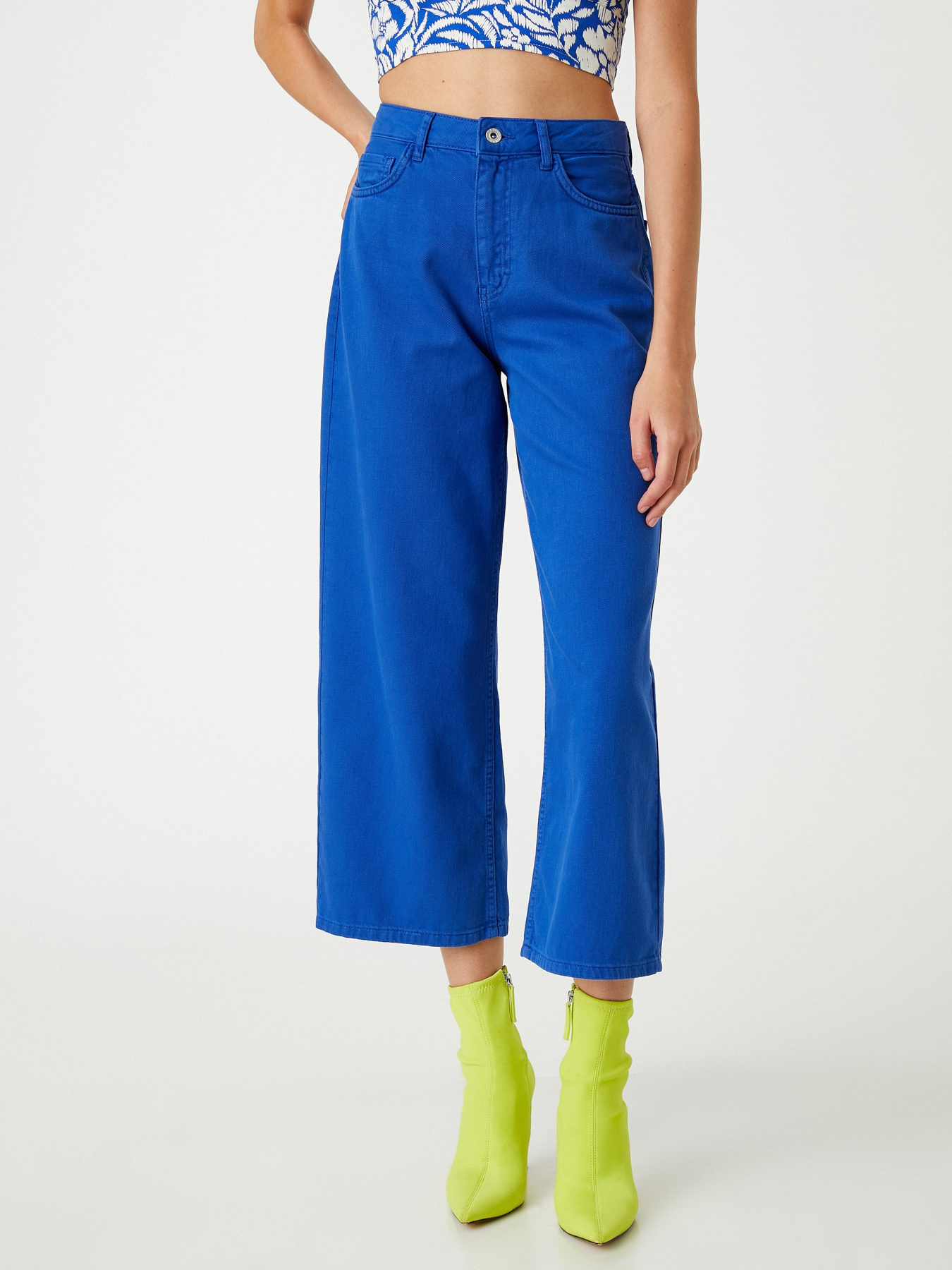 Широкі джинси Koton Модель 3WAL40019MW626 Фото