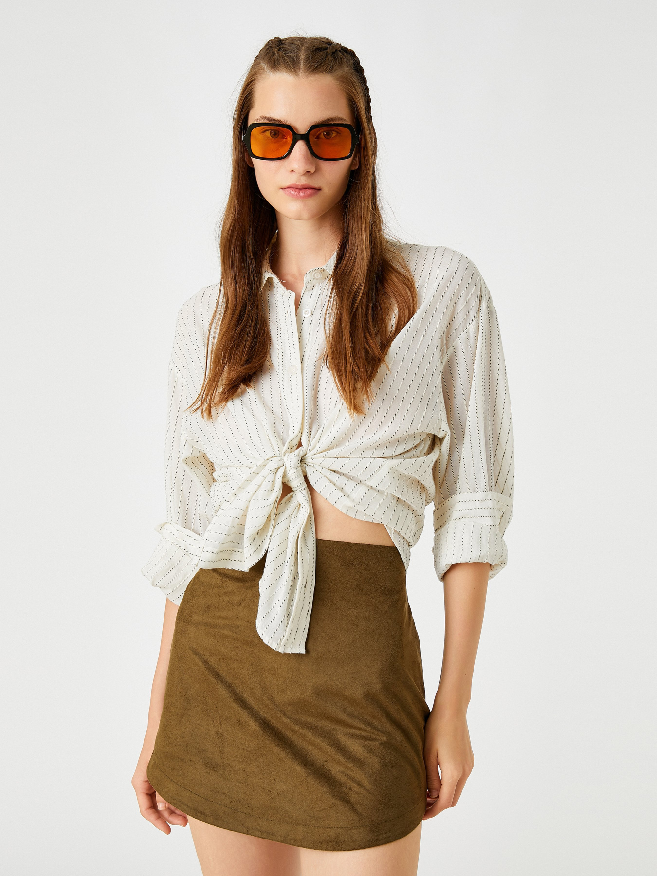 Юбка мини Koton модель 3WAL70018IK801 Фото