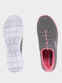 Кроссовки повседневные Skechers Summits модель 12980W GYPK Кроссовки повседневные Skechers Summits модель 12980W GYPK Фото