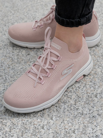 Кросівки для тренувань Skechers GOwalk 5 - Uprise модель 124010 PNK — фото 5 - INTERTOP