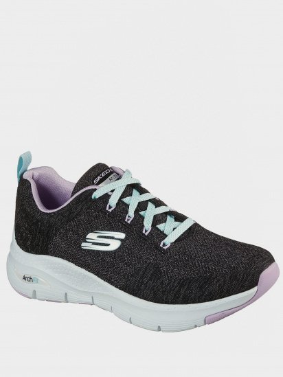 Кросівки Skechers Arch Fit - Comfy Wave модель 149414 BKLV — фото 5 - INTERTOP