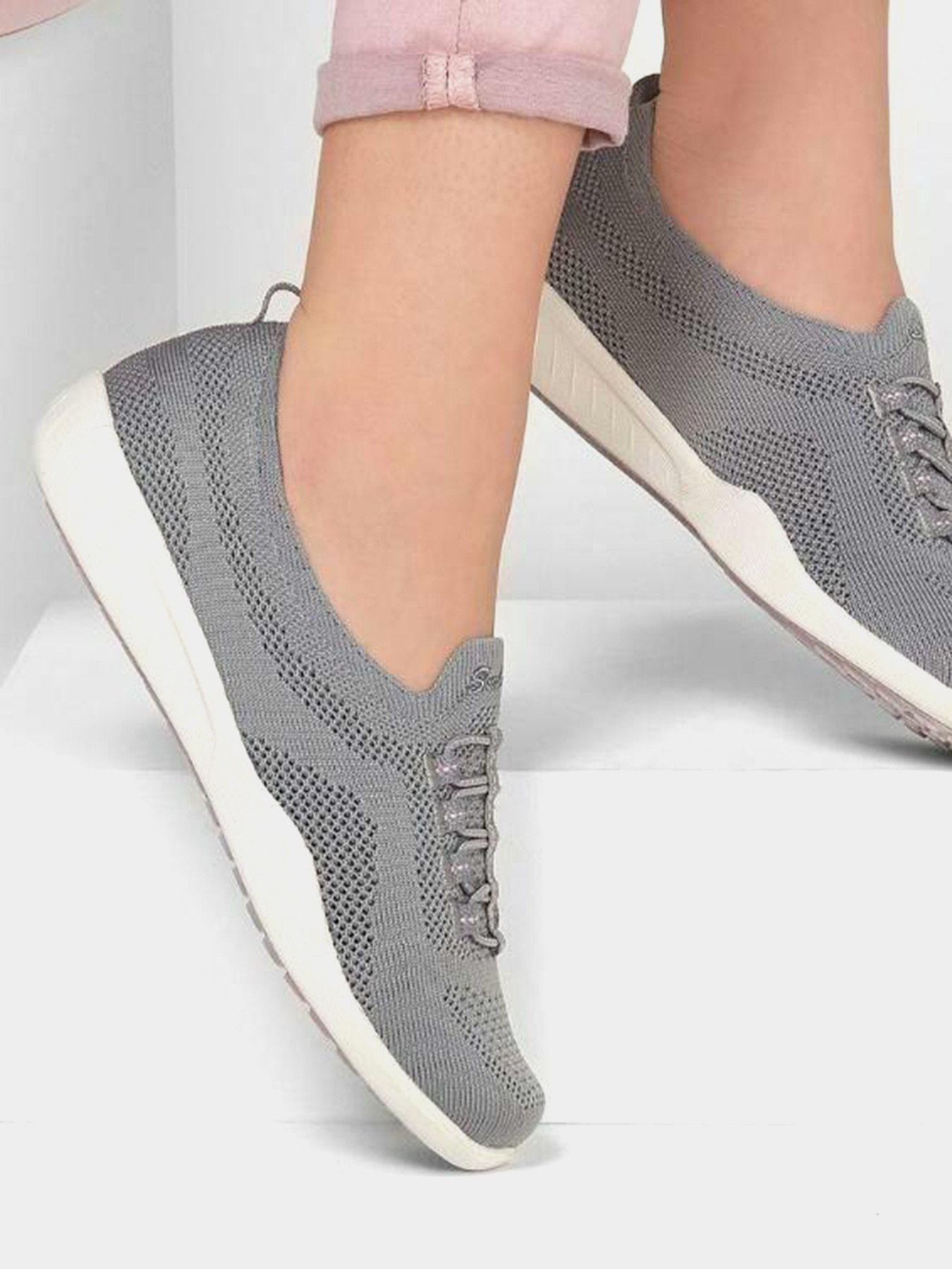 Кроссовки повседневные Skechers Newbury St - Every Angle модель 100033 GRY Кроссовки повседневные Skechers Newbury St - Every Angle модель 100033 GRY Фото