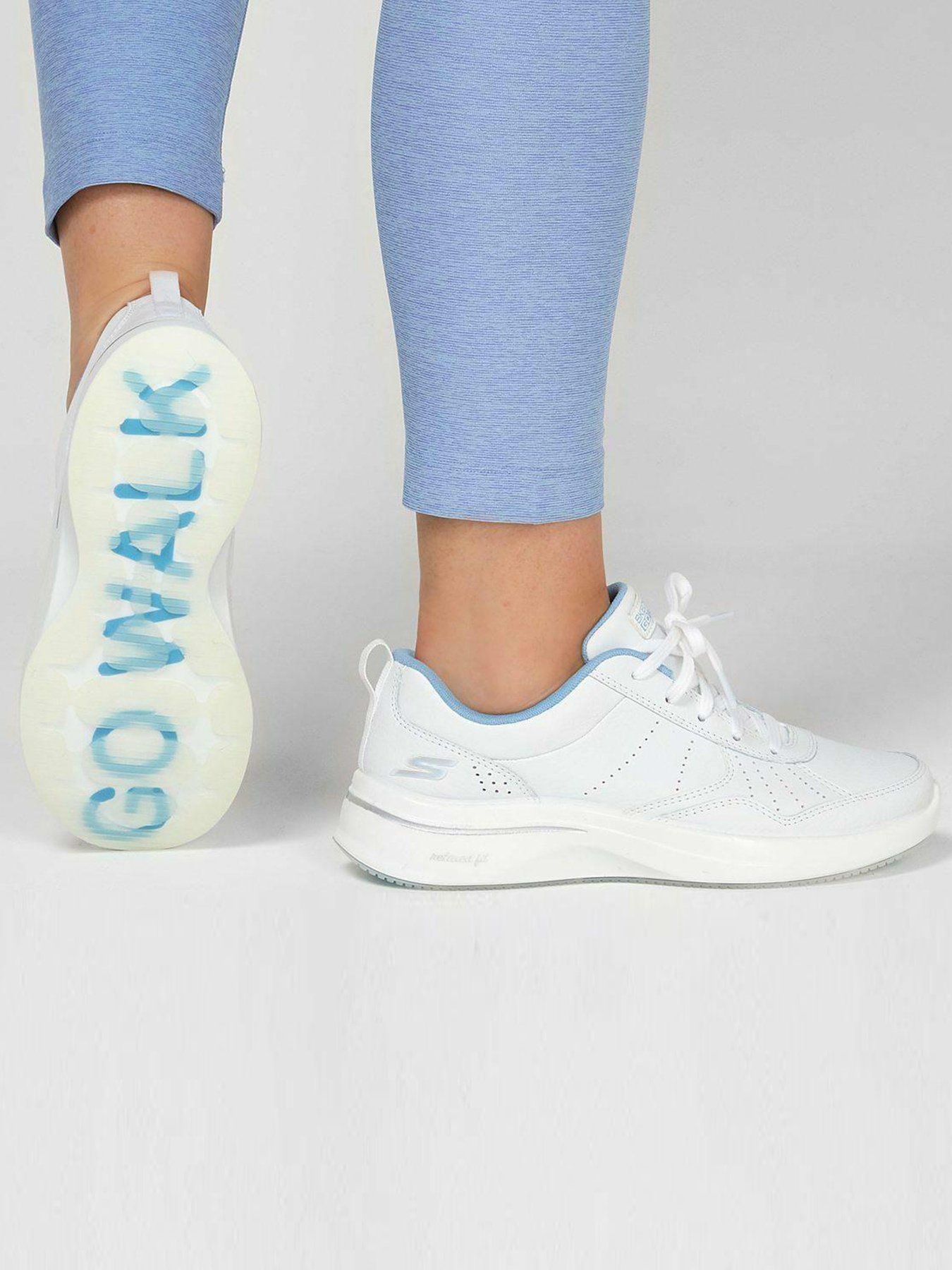 Кроссовки повседневные Skechers модель 124111 WBL Фото