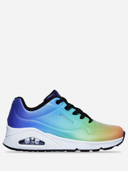 Кроссовки повседневные Skechers Uno - Spectrum модель 155130 BKMT Фото