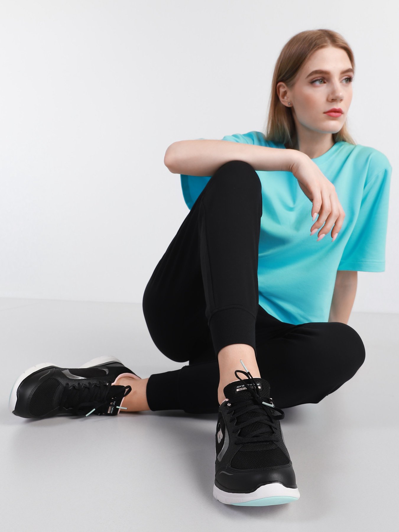 Кроссовки повседневные Skechers Flex Appeal 4.0 - True Clarity модель 149299 BKLP Фото