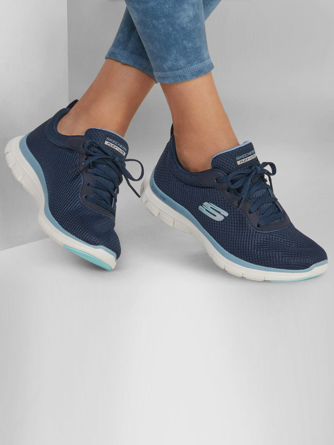 Кроссовки повседневные Skechers Flex Appeal 4.0 - Brilliant View модель 149303 NVBL Фото