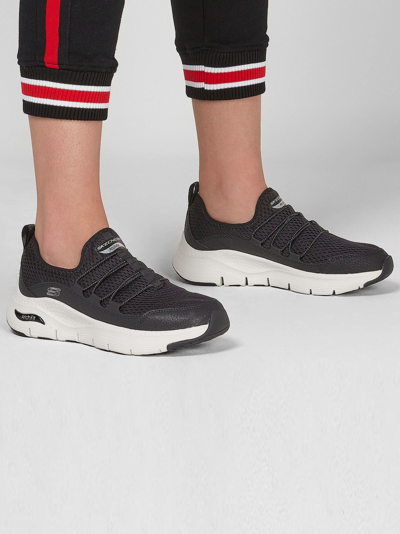 Сліпони Skechers Arch Fit - Lucky Thoughts модель 149056 BKW Фото