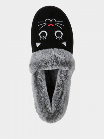 Тапки Skechers BOBS Too Cozy - Meow Pajamas модель 33355 BLK Фото