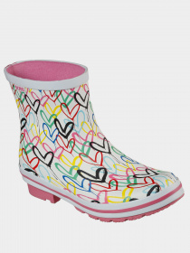 Сапоги резиновые Skechers Jgoldcrown: Bobs Rain Check модель 113617 WMLT Фото