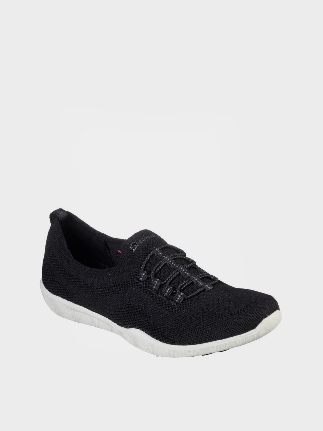 Кеды низкие Skechers Newbury St - Every Angle модель 100033 BKW Фото