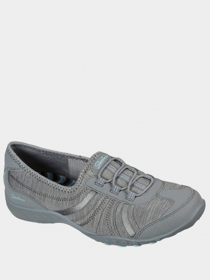 Кеди низькі Skechers Relaxed Fit®: Breathe-Easy - Proud Moment модель 100225 GRY — фото 5 - INTERTOP