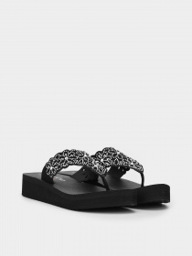 Вьетнамки Skechers Skechers® Cali: Vinyasa - Pretty Thang модель 119146 BLK Фото