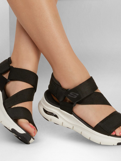 Сандалії Skechers Arch Fit® - Casual Retro модель 119237 BLK — фото 5 - INTERTOP