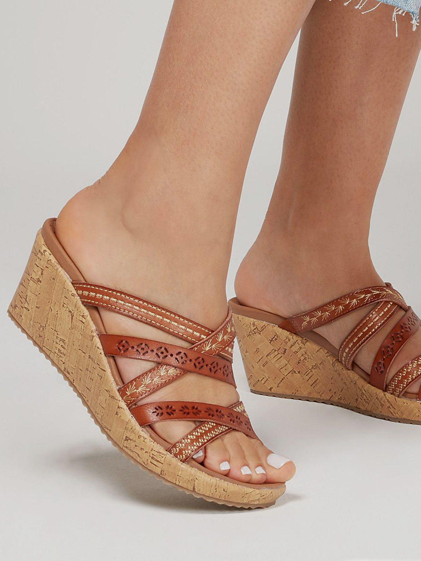 Шльопанці Skechers Cali Beverlee - Tiger Posse модель 31714 LUG Фото