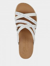 Шльопанці Skechers Cali Beverlee - Tiger Posse модель 31714 WHT Фото