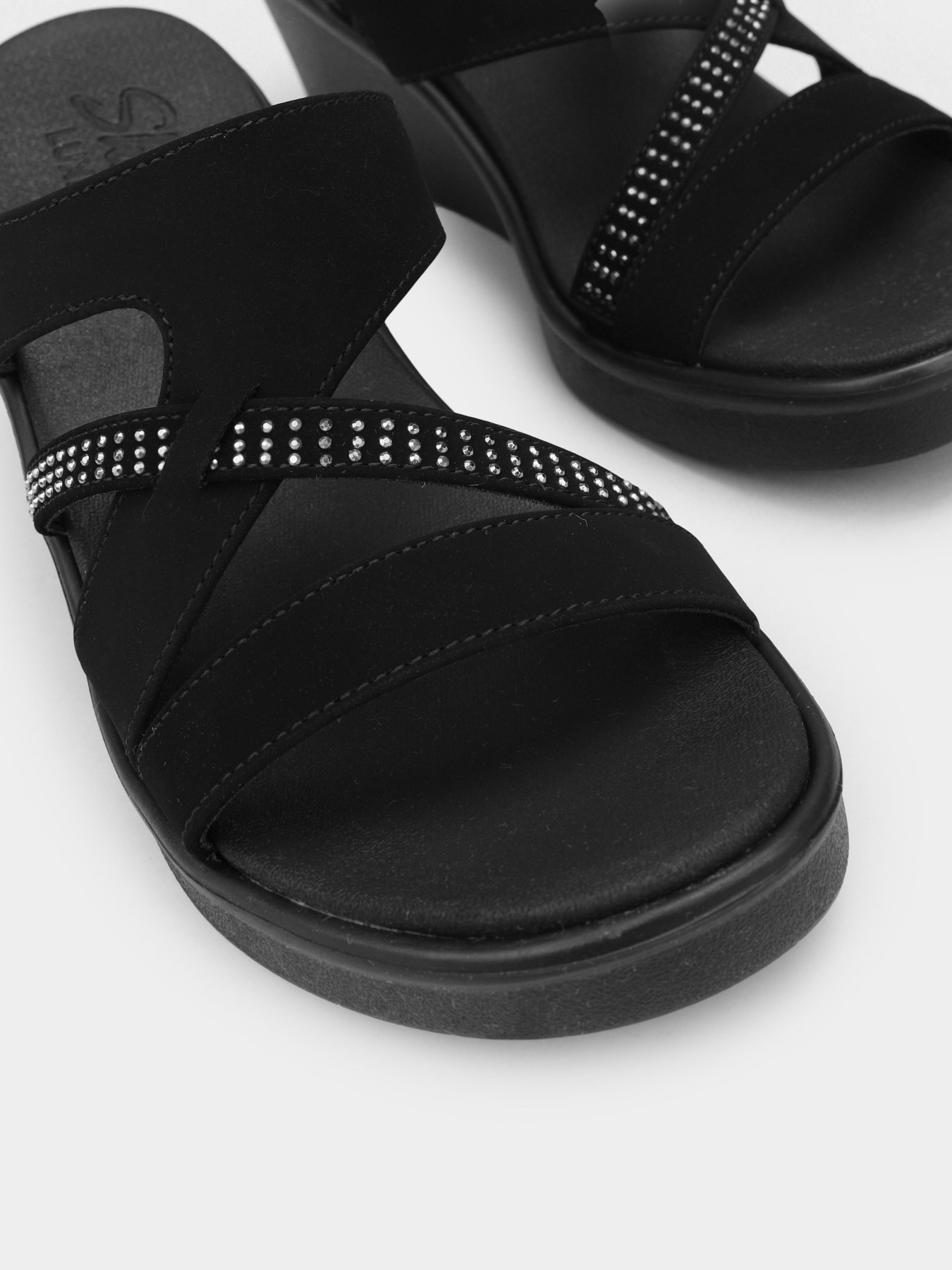 Шлепанцы Skechers Rumble On модель 33216 BLK Фото