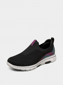 Слипоны Skechers Go Walk 5 модель 124240 BKMT Фото