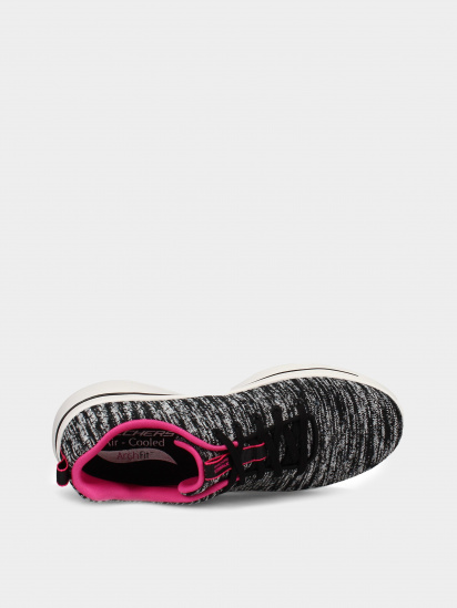 Кросівки для тренувань Skechers GO WALK ARCH FIT модель 124410 BKHP — фото 6 - INTERTOP