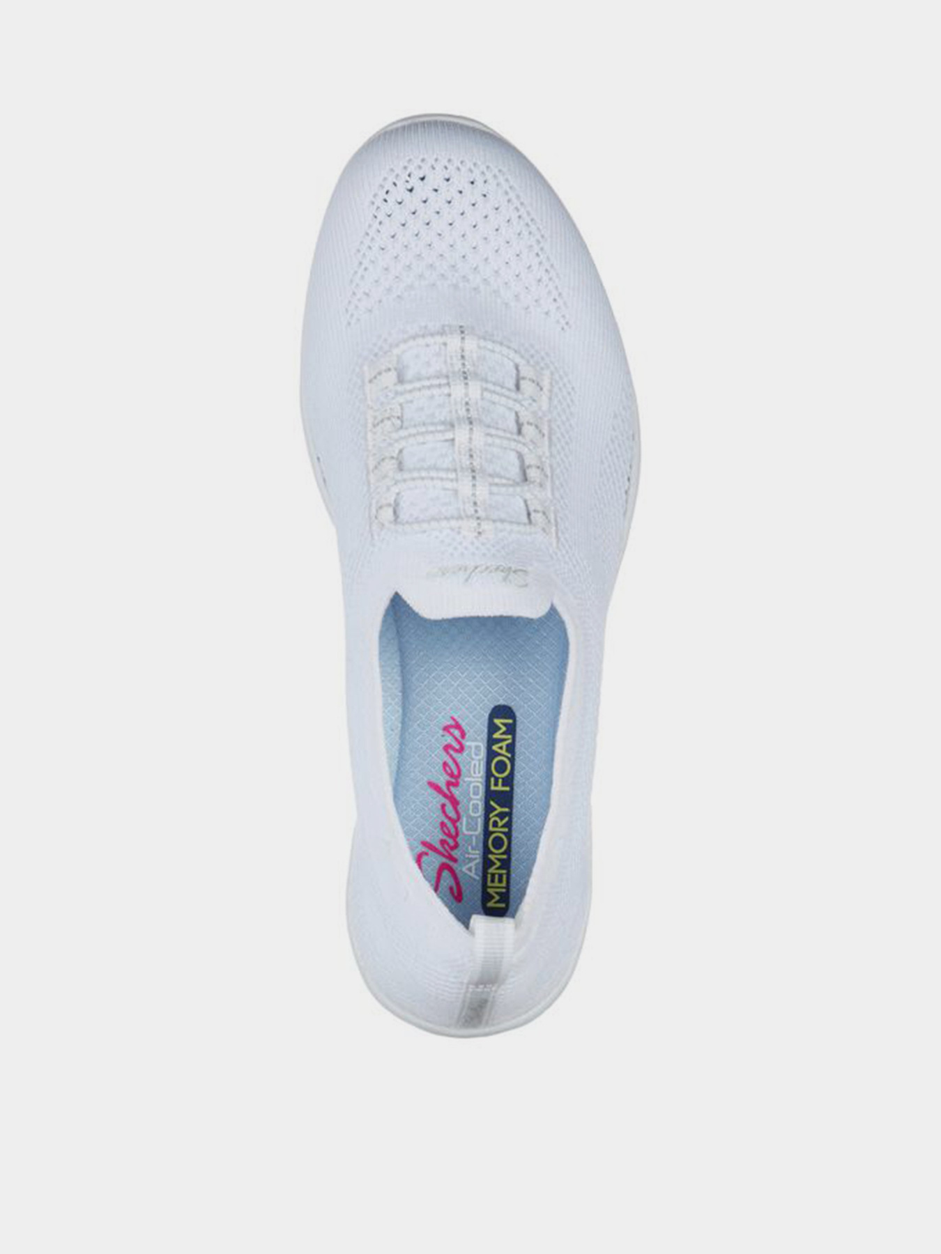 Кеди низькі Skechers Newbury St - Every Angle модель 100033 WHT Фото
