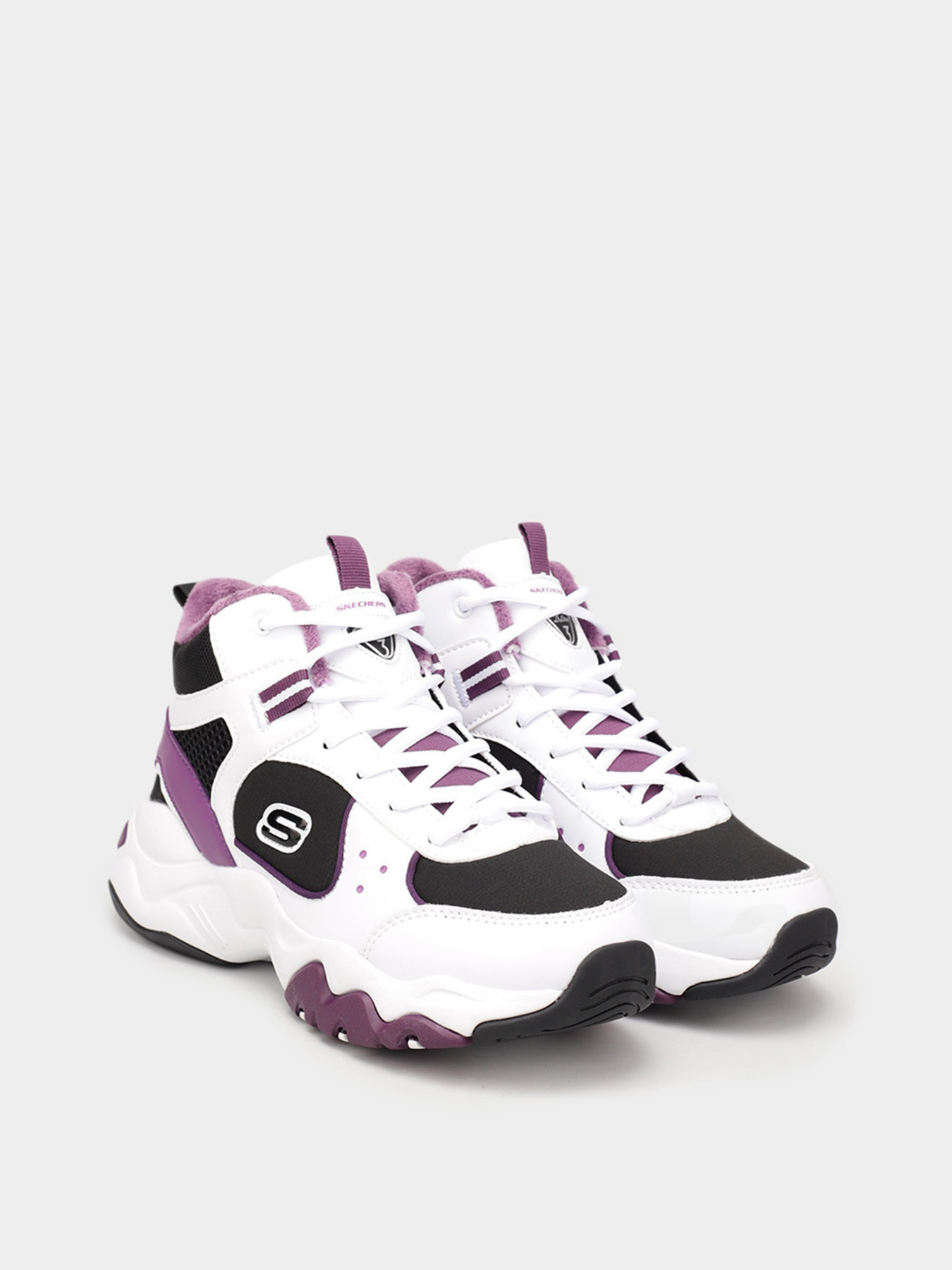 Кеды высокие Skechers Stamina V2 модель 167266 BKW Фото