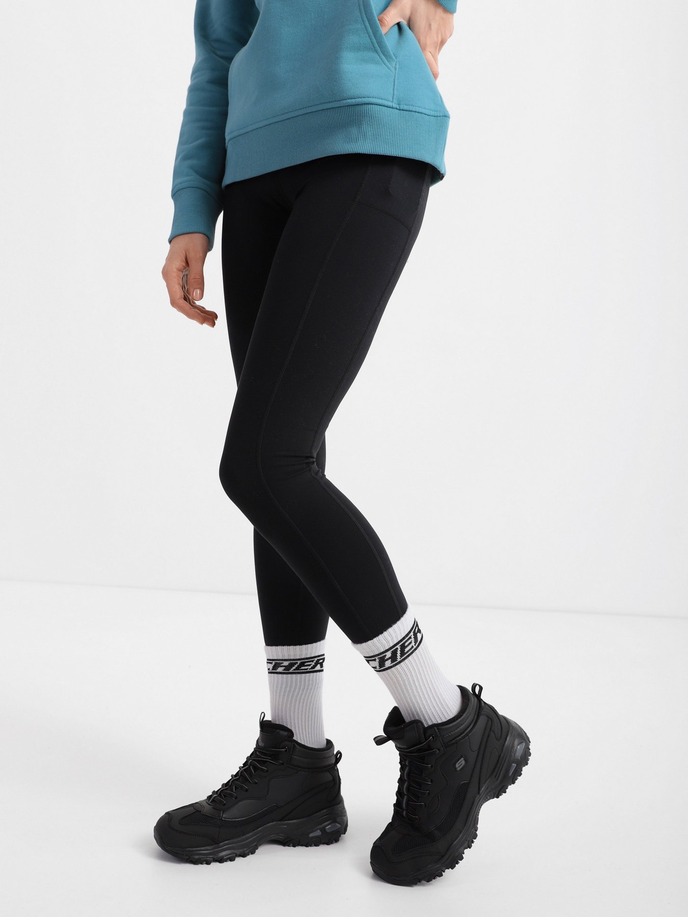 Ботинки Skechers D'LITES 1.0 модель 167265 BBK Фото