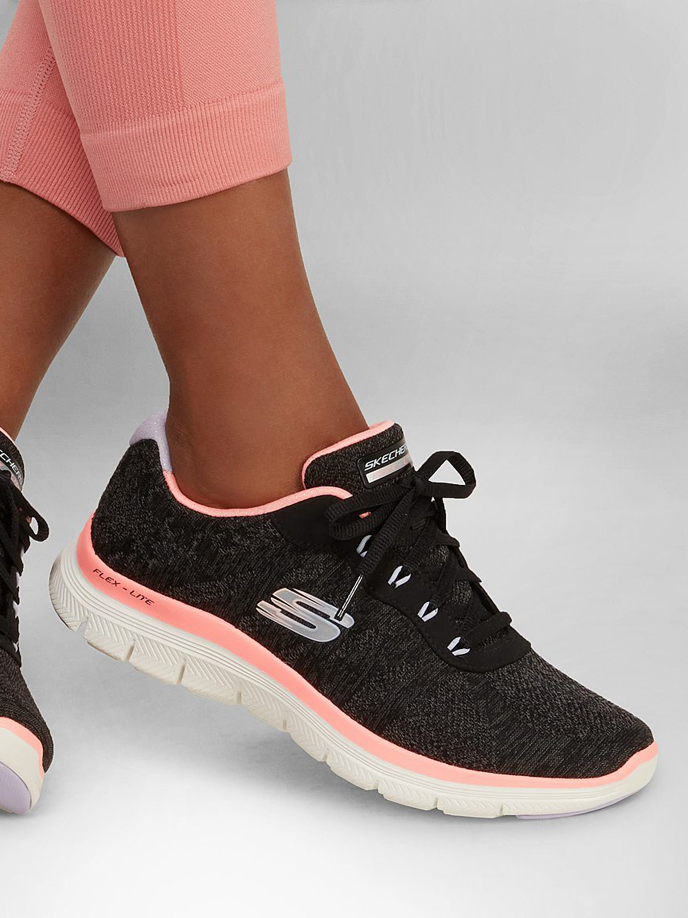 Кроссовки повседневные Skechers Flex Appeal 4.0 - Fresh Move модель 149570 BKCL Кроссовки повседневные Skechers Flex Appeal 4.0 - Fresh Move модель 149570 BKCL Фото