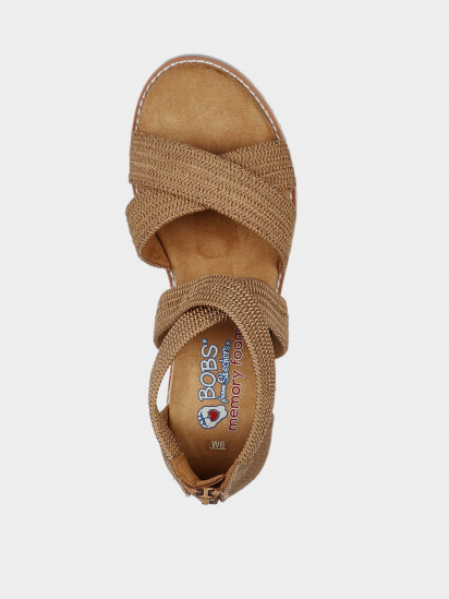 Босоніжки Skechers BOBS Desert Kiss модель 113540 TAN — фото 4 - INTERTOP