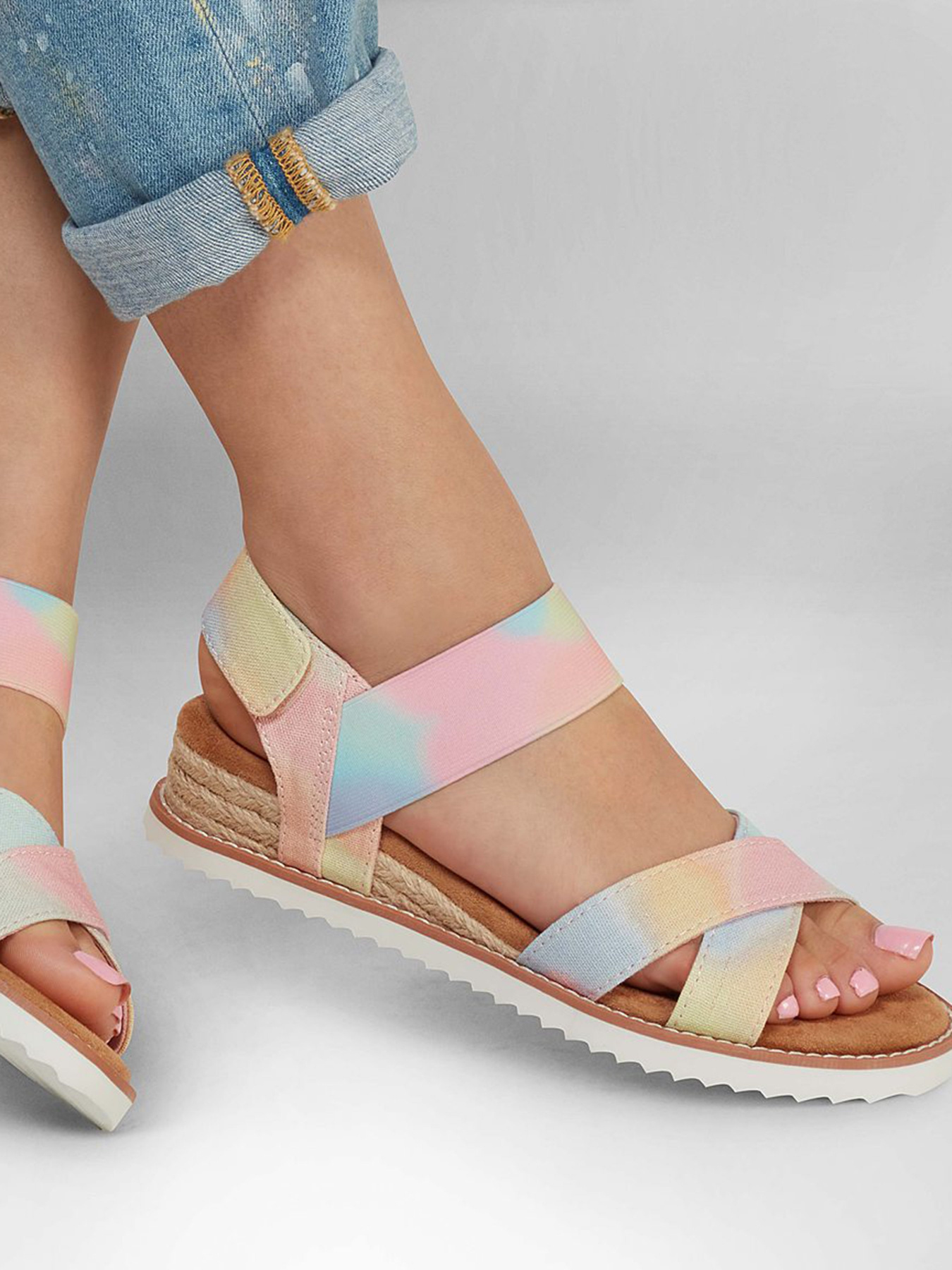 Босоножки Skechers BOBS Desert Kiss - Sunset Festival модель 113549 MLT Фото