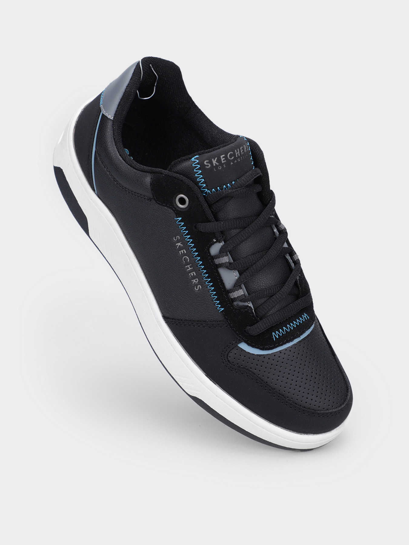 Кеды низкие Skechers Upbeats - Bright Line модель 155595 BLK Фото