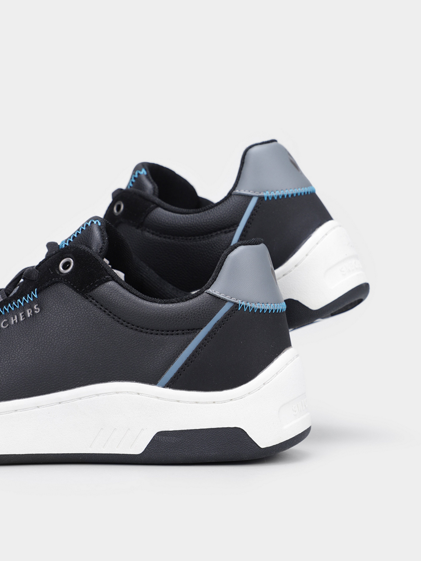 Кеды низкие Skechers Upbeats - Bright Line модель 155595 BLK Фото