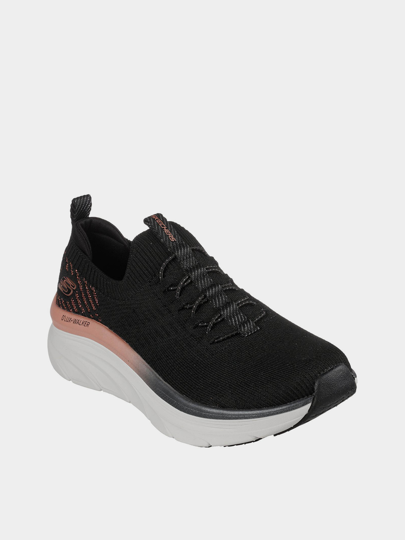 Кроссовки повседневные Skechers D'Lux Walker модель 149366 BKRG Кроссовки повседневные Skechers D'Lux Walker модель 149366 BKRG Фото