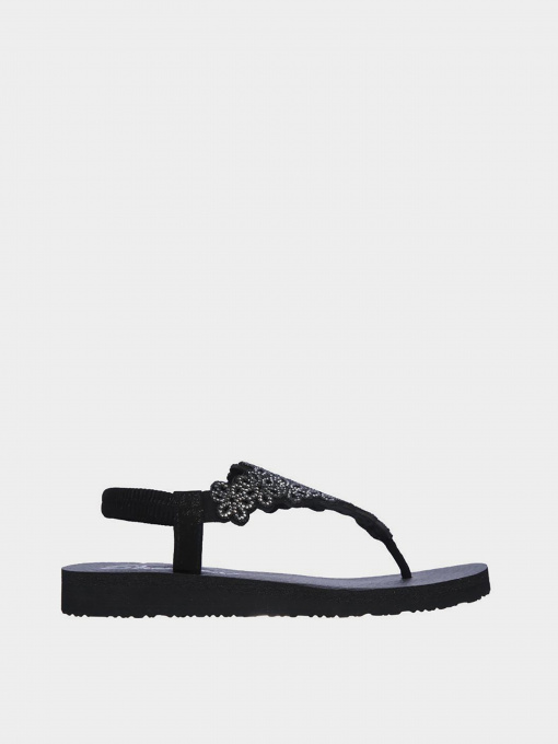 Вьетнамки Skechers Meditation - Floral Lover модель 119138 BKSL Фото