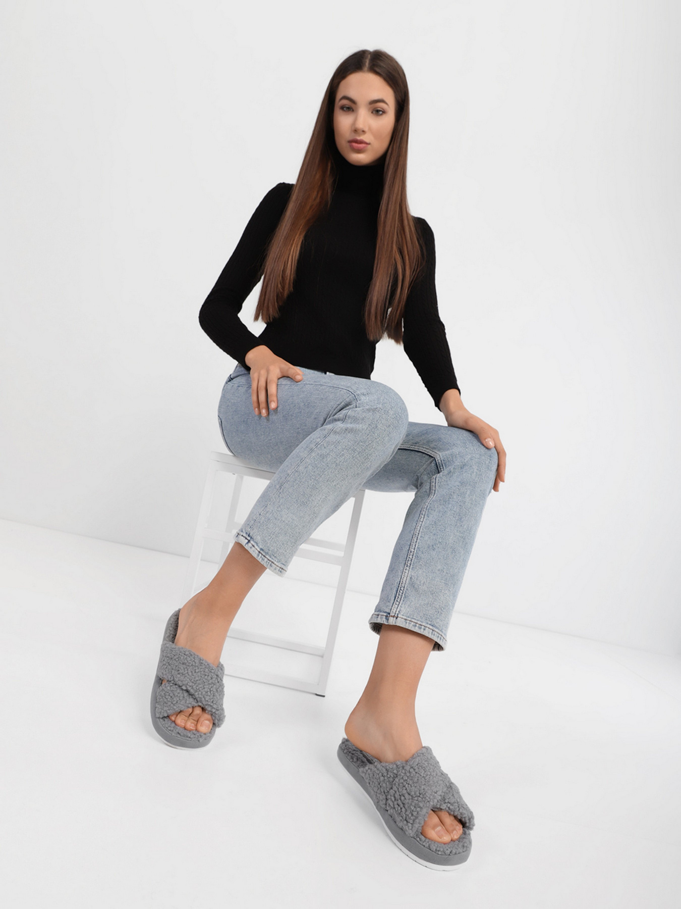 Капці Skechers Cozy Slide модель 167236 GRY Фото