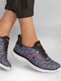 Кроссовки повседневные Skechers Summits - True Glee модель 149525 BKMT Фото