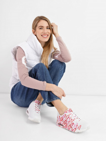 Кроссовки повседневные Skechers x Jgoldcrown Street Uno Spread the Love модель 155507 WRPK Кроссовки повседневные Skechers x Jgoldcrown Street Uno Spread the Love модель 155507 WRPK Фото