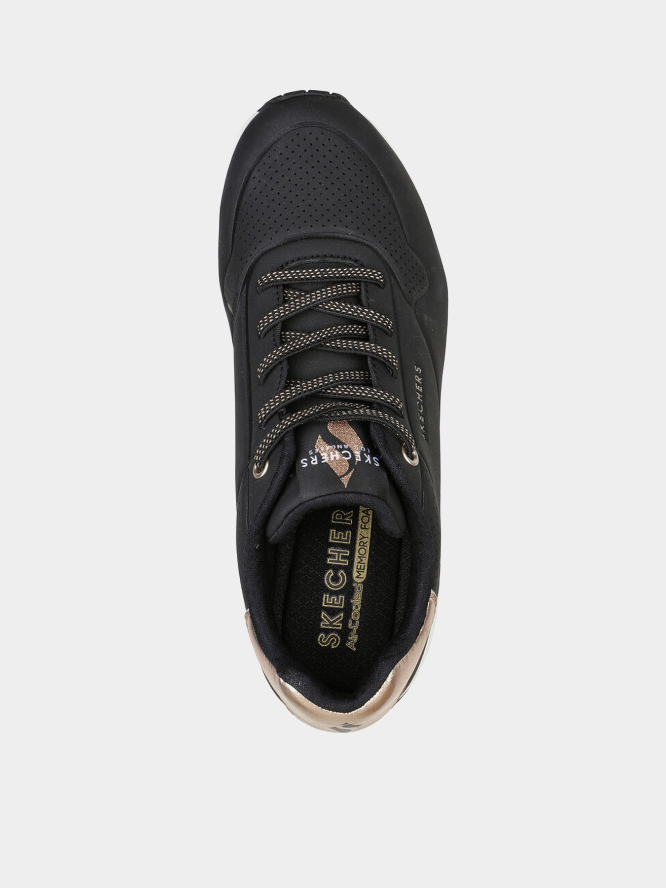 Кросівки повсякденні Skechers Uno - Shimmer Away модель 155196 BLK Фото