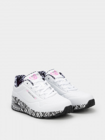 Кроссовки повседневные Skechers x JGoldcrown: Uno – Loving Love модель 155506 WBK Фото